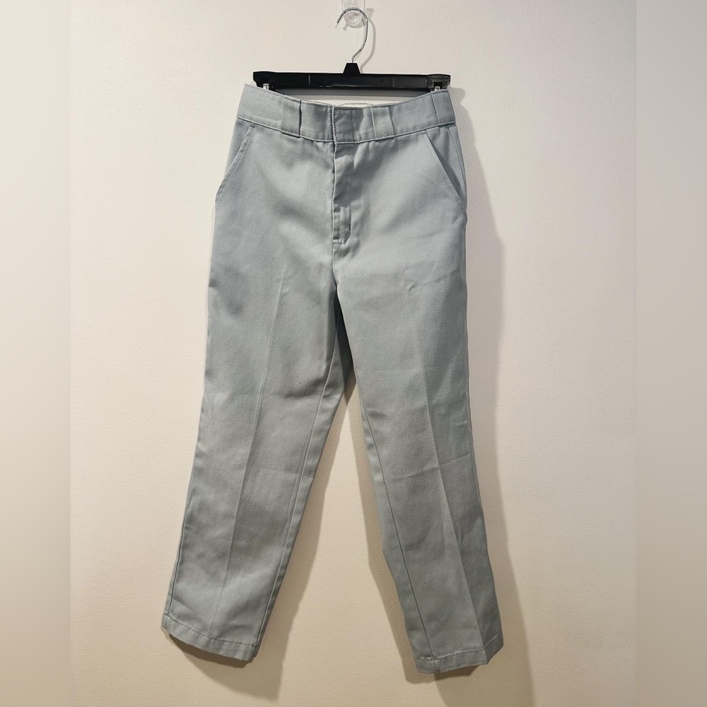 Dickies and urban collab, baby blue slacks women’s size 0-2